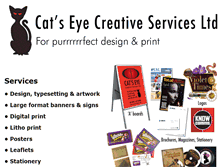 Tablet Screenshot of catseyecreative.com